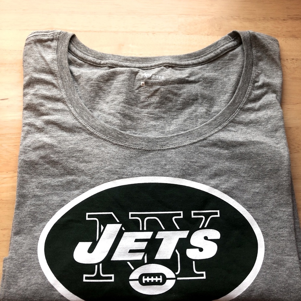 Size XL Nj Jets Women’s T Shirts Nike Tee Gray the Nike tee